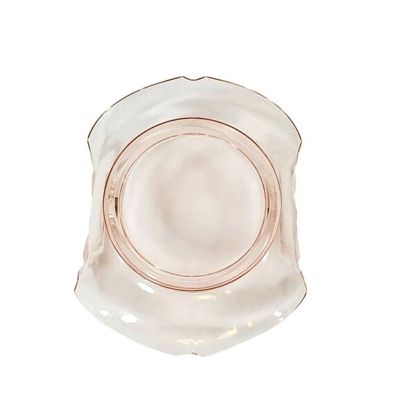 Pink Depression Handle Candy Dish 7" - Picture 5 of 9